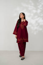 MERLOT EMBROIDERED FALL SET (NPA2-24311 )