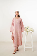 SICILY II EMBROIDERED FALL SET (NPA2-24312) - PALE PINK