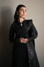 BLACK LUXURY EMBROIDERED (NEL-25603)