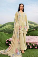 3 Pc Unstitched Embroidered Lawn Suit - MB-CUSV14-11A