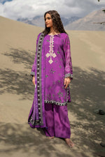 3 Pc Unstitched Printed Khaddar Suit | 507-B