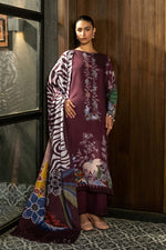 3 Pc Unstitched Printed Khaddar Suit | 512-A