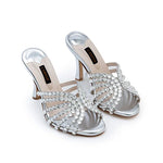 Drop IV - Ode to Classics-Zeenia Peeptoes Heels - Silver
