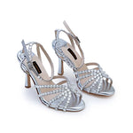 Drop IV - Ode to Classics-Zeenia Stiletto Heels - Silver