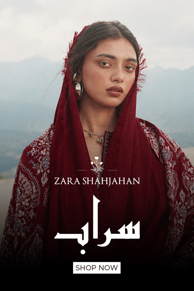 Zara Shahjahan Winter Unstitched Saraab '26