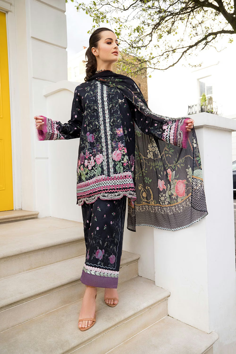 SN Prints '26 - Design 4B SN Prints 2026 Unstitched – RANGEEN BY RA