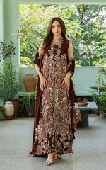 Plush Luxury Winter '26 - Ferin (WLXU-10) | 3pcs Embroidered Unstitched Winter
