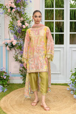 Zarayna Festive Prints '25 - Pink Pistachio