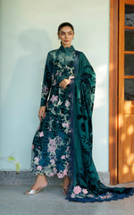 Plush Luxury Winter '26 - Belle (WLXU-08) | 3pcs Embroidered Unstitched Winter