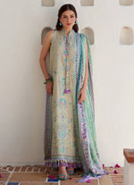 Luxury Lawn Unstitched '26 - Valeria Olive