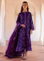 Luxury Lawn Unstitched '26 - Vicenta Violet