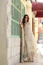 Noor Luxe Chikankari 2026 - D6 - A - Soft grey