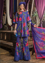 Embroidered Lawn Suits Unstitched 3 Piece MB23MPE 3B -