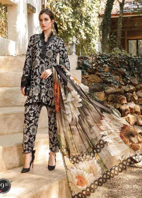 Mprints By Maria B Printed Lawn Suits Unstitched Piece MB23MP 9B