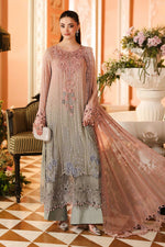 Royale Tea Affair Chiffon Unstitched Collection '26 - MPC-26-202-Ombre Blossom