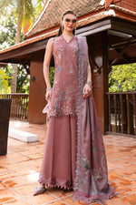 Mprints Winter Edit '25 - 3 Piece Unstitched Embroidered Twill Linen Suit | MPT-2801-A