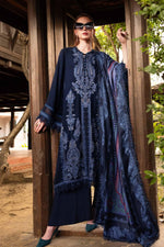 Mprints Winter Edit '25 - 3 Piece Unstitched Embroidered Twill Linen Suit | MPT-2803-B