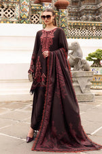 Mprints Winter Edit '25 - 3 Piece Unstitched Embroidered Twill Linen Suit | MPT-2804-A