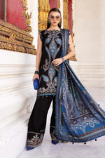 Mprints Winter Edit '25 - 3 Piece Unstitched Embroidered Twill Linen Suit | MPT-2806-B