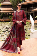 Mprints Winter Edit '25 - 3 Piece Unstitched Embroidered Twill Linen Suit | MPT-2807-A
