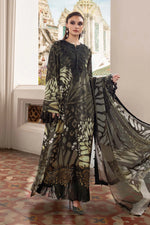Mprints Winter Edit '25 - 3 Piece Unstitched Embroidered Linen Suit | MPT-2809-A