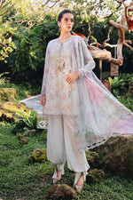 3 Piece Unstitched Embroidered Lawn Suit | MPT-2901-A - SKU