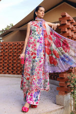 3 Piece Unstitched Embroidered Lawn Suit | MPT-2902-A - SKU