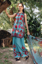 3 Piece Unstitched Embroidered Lawn Suit | MPT-2903-B - SKU