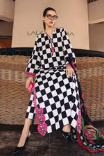 3 Piece Unstitched Embroidered Lawn Suit | MPT-2906-B - SKU