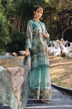 3 Piece Unstitched Embroidered Lawn Suit | MPT-2907-A - SKU