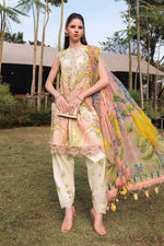3 Piece Unstitched Embroidered Lawn Suit | MPT-2908-A - SKU