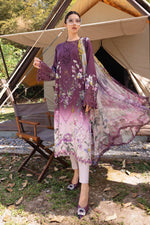 3 Piece Unstitched Embroidered Lawn Suit | MPT-2909-B - SKU
