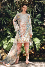3 Piece Unstitched Embroidered Lawn Suit | MPT-2910-B - SKU