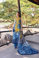 3 Piece Unstitched Embroidered Lawn Suit | MPT-2911-A - SKU