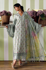 3 Piece Unstitched Embroidered Lawn Suit | MPB3001-999-00B