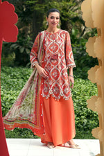 3 Piece Unstitched Embroidered Lawn Suit | MPA3003-999-00A