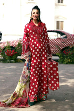 3 Piece Unstitched Embroidered Lawn Suit | MPB3008-999-00B