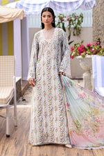 3 Piece Unstitched Embroidered Lawn Suit | MPB3010-999-00B