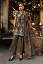Sounds Of Mprints '26 - 3 Piece Unstitched Embroidered Cambric Suit | MPT-3103-B
