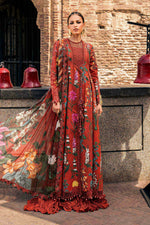 Sounds Of Mprints '26 - 3 Piece Unstitched Embroidered Cambric Suit | MPT-3106-B