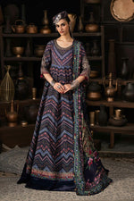 Sounds Of Mprints '26 - 3 Piece Unstitched Embroidered Cambric Suit | MPT-3107-B